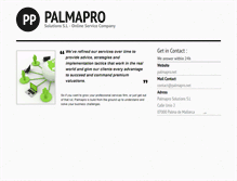 Tablet Screenshot of palmapro.net